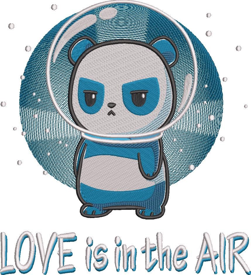Love Is In The Air Panda Quote