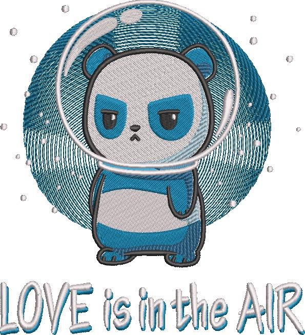 Love Is In The Air Panda Quote
