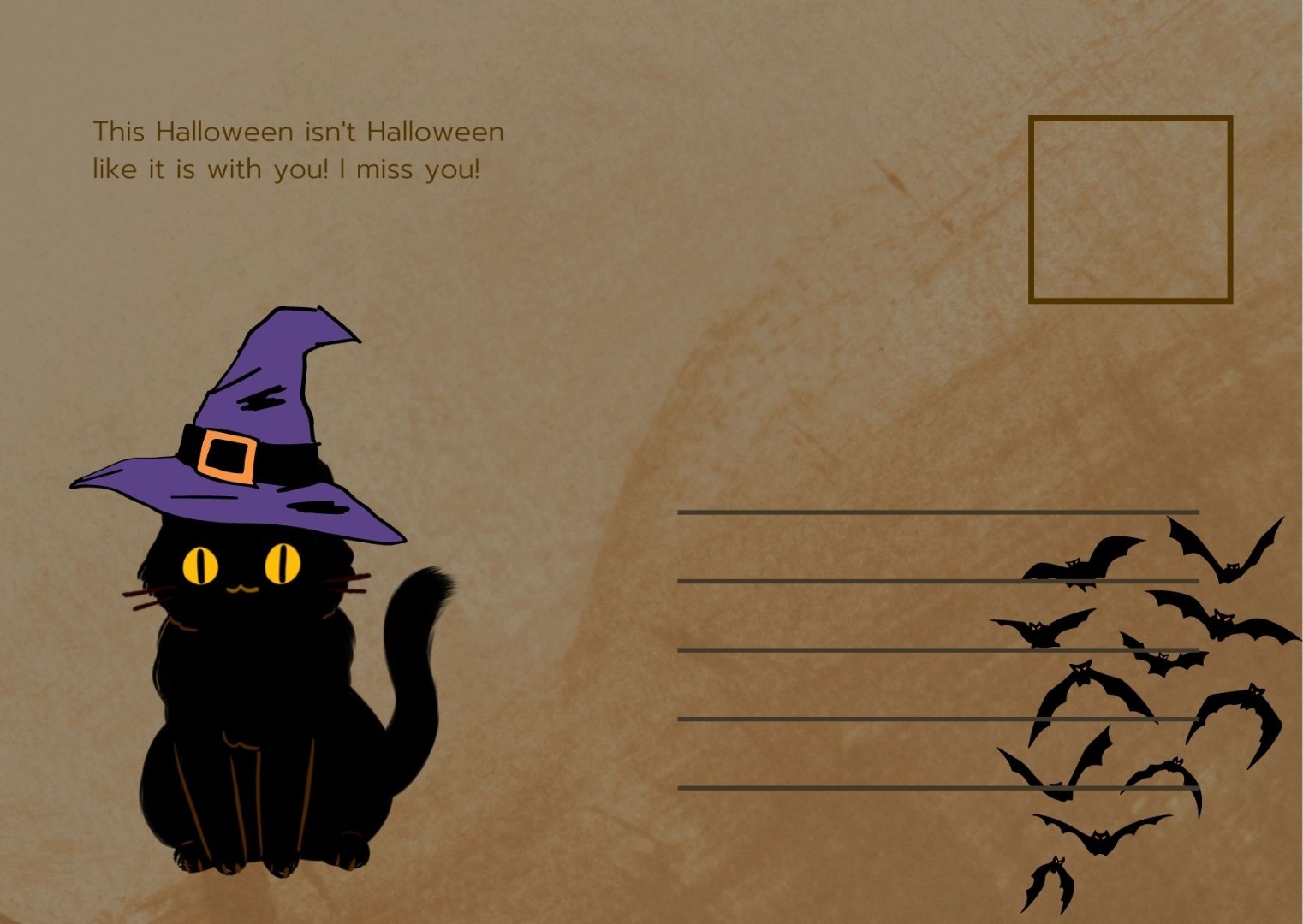 Halloween Postcard 2
