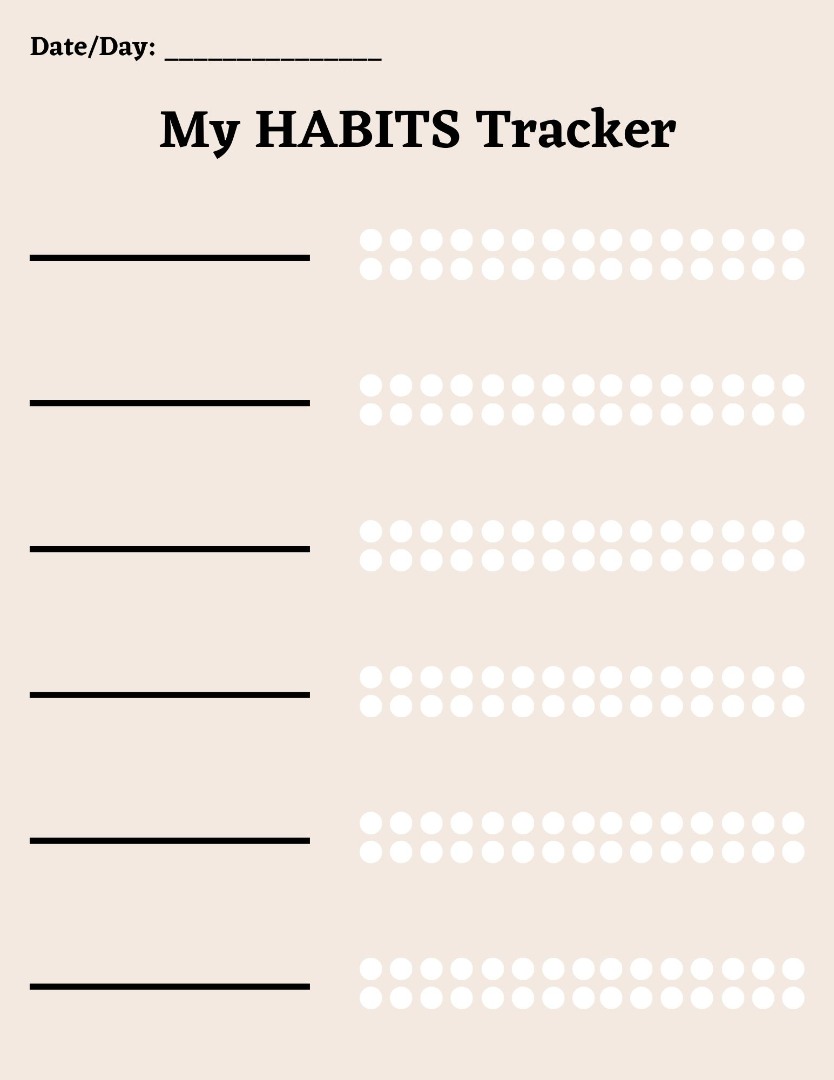 My Habit Journal Ebook
