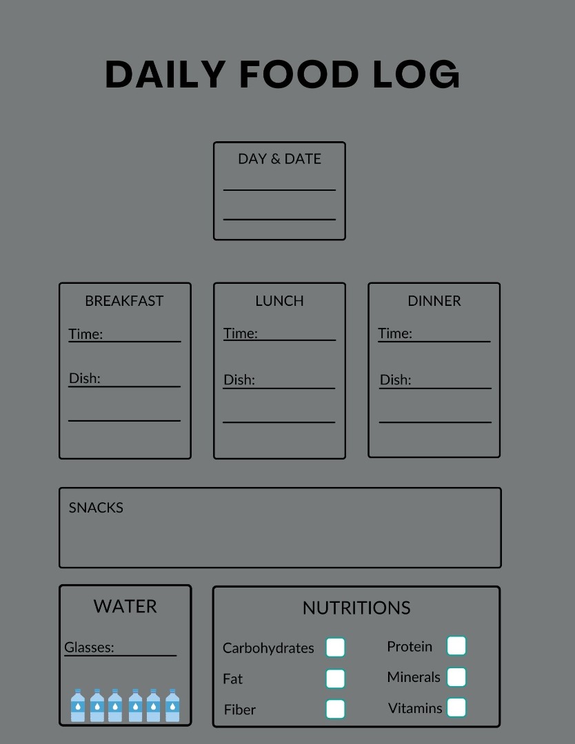 My Food Diary Ebook
My Food Diary Ebook