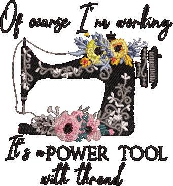 Power Tool With Thread