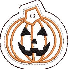 Halloween Pumpkin Face Key Fob Halloween Pumpkin Face Key Fob