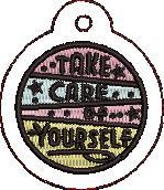 Take Care Of Yourself Key Fob Take Care Of Yourself Key Fob