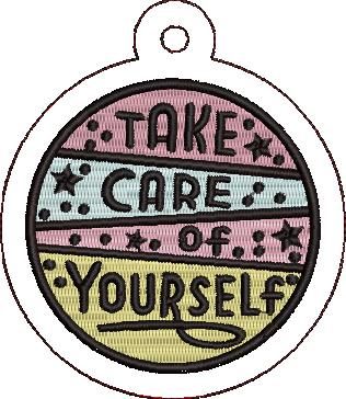 Take Care Of Yourself Key Fob Take Care Of Yourself Key Fob