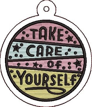 Take Care Of Yourself Key Fob Take Care Of Yourself Key Fob
